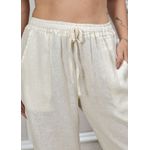 Calça Jane Linho Italiano Off White