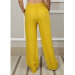 Calça Jane Linho Italiano Mostarda 