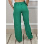 Calça Jane Linho Italiano Verde Bandeira 