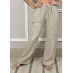 Calça Jane Linho Italiano Bege