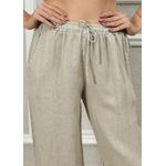 Calça Jane Linho Italiano Bege