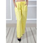 Calça Jane Linho Italiano Amarelo