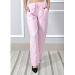 Calça Jane Linho Italiano Rosa Chiclete 