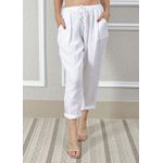 Calça Clássica Linho Italiano Branco