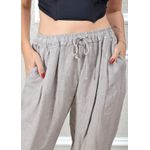 Calça Clássica Linho Italiano Fendi