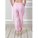 Calça Clássica Linho Italiano Rosa Bebe