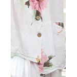 Colete Areta Linho Italiano Branco