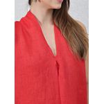 Regata Jessica Linho Italiano Vermelho