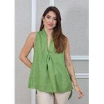Regata Jessica Linho Italiano Verde Pistache