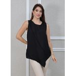 Regata Gisele Linho Italiano Preto 