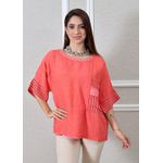 Bata Clara Linho Italiano Coral