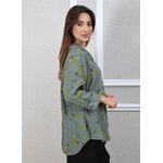 Camisa Loraine Linho Italiano Verde Militar