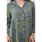 Camisa Loraine Linho Italiano Verde Militar