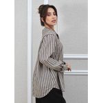 Camisa Monica Linho Italiano Bege