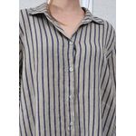 Camisa Monica Linho Italiano Bege