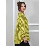 Camisa Monica Linho Italiano Amarelo