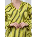 Camisa Monica Linho Italiano Amarelo