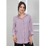 Camisa Monica Linho Italiano Rosa Bebe