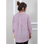 Camisa Monica Linho Italiano Rosa Bebe