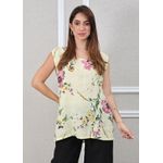 Regata Natalia Linho Italiano Amarelo
