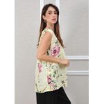 Regata Natalia Linho Italiano Amarelo