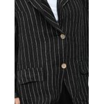 Blazer Daniele Linho Italiano Preto