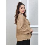 Blazer Daniele Linho Italiano Caramelo