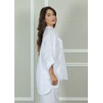 Camisa Clássica Linho Italiano Branca