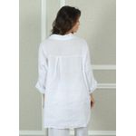 Camisa Clássica Linho Italiano Branca