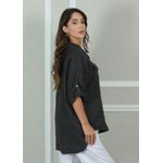 Camisa Clássica Linho Italiano Chumbo