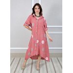 Chemise Tati Linho Italiano Goiaba 