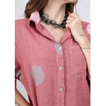 Chemise Tati Linho Italiano Goiaba 