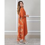 Chemise Melanie Linho Italiano Terracota