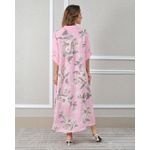 Chemise Melanie Linho Italiano Rosa Chiclete 