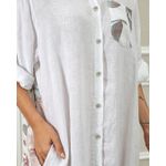 Chemise Melanie Linho Italiano Branco
