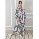 Chemise Paisley Linho Italiano Bege