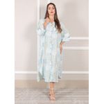 Chemise Agnes Linho Italiano Azul Bebe
