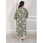 Chemise Agnes Linho Italiano Verde Militar