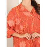 Chemise Agnes Linho Italiano Terracota