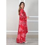 Chemise Maitê Linho Italiano Vermelho