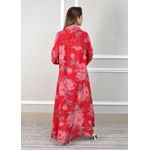 Chemise Maitê Linho Italiano Vermelho