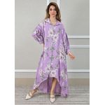 Chemise Maitê Linho Italiano Lilás