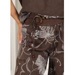 Conjunto Eva Linho Italiano Marrom
