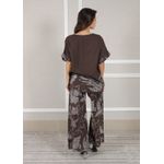 Conjunto Eva Linho Italiano Marrom
