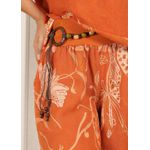 Conjunto Eva Linho Italiano Terracota