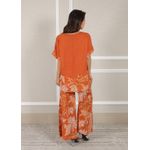 Conjunto Eva Linho Italiano Terracota