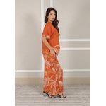 Conjunto Eva Linho Italiano Terracota