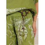 Conjunto Eva Linho Italiano Verde Pistache