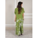 Conjunto Eva Linho Italiano Verde Pistache