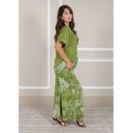 Conjunto Eva Linho Italiano Verde Pistache